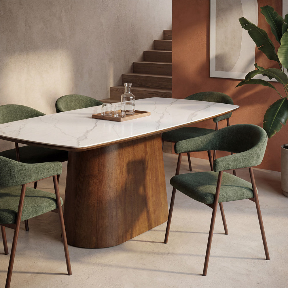 leon-juego-de-2-sillas-de-mesa-de-tela-con-patas-efecto-madera-oscura__Beige
