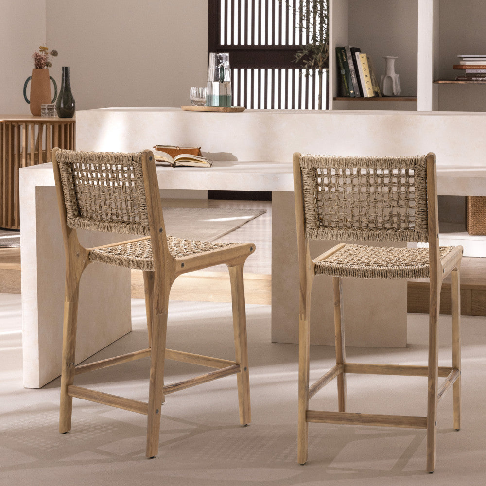 lexia-lote-de-2-taburetes-bar-acacia-y-resina-h76cm__Madera clara