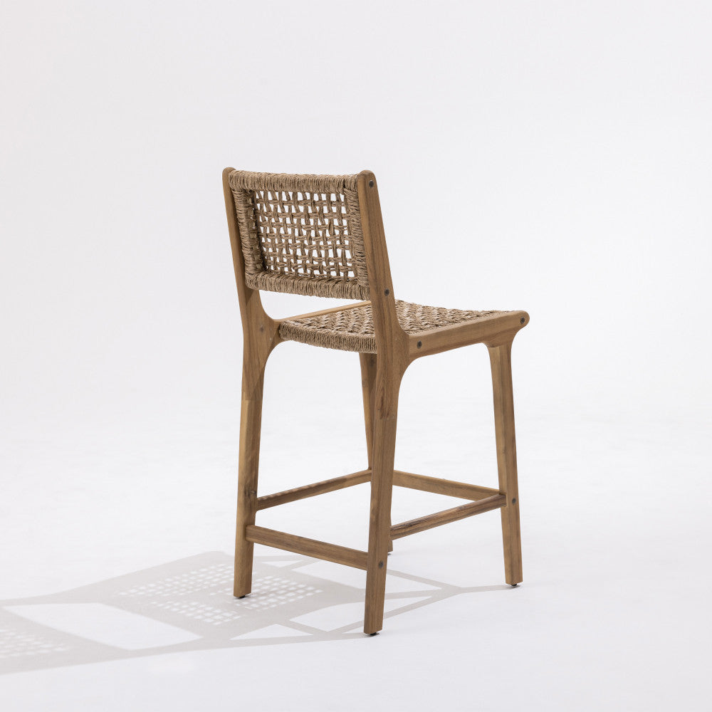 lexia-lote-de-2-taburetes-de-bar-para-interior-exterior-de-madera-de-acacia-y-resina-trenzada-h66cm__Madera clara