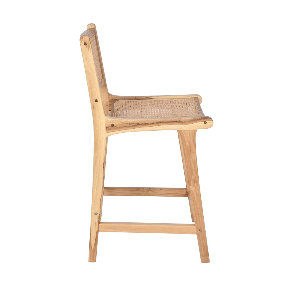 basuki-lote-de-2-taburetes-de-bar-de-teca-y-trenzado-h65cm__Madera clara
