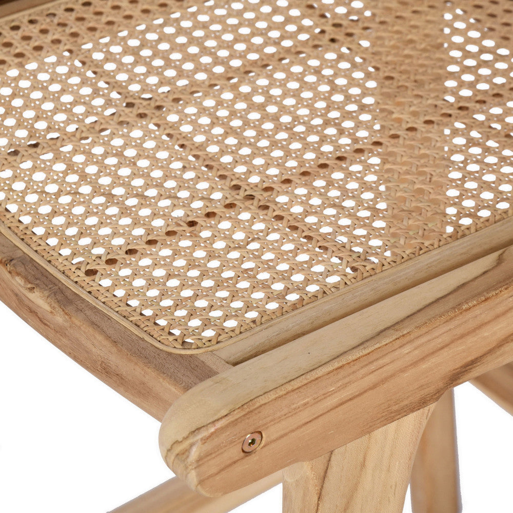 basuki-lote-de-2-taburetes-de-bar-de-teca-y-trenzado-h65cm__Madera clara