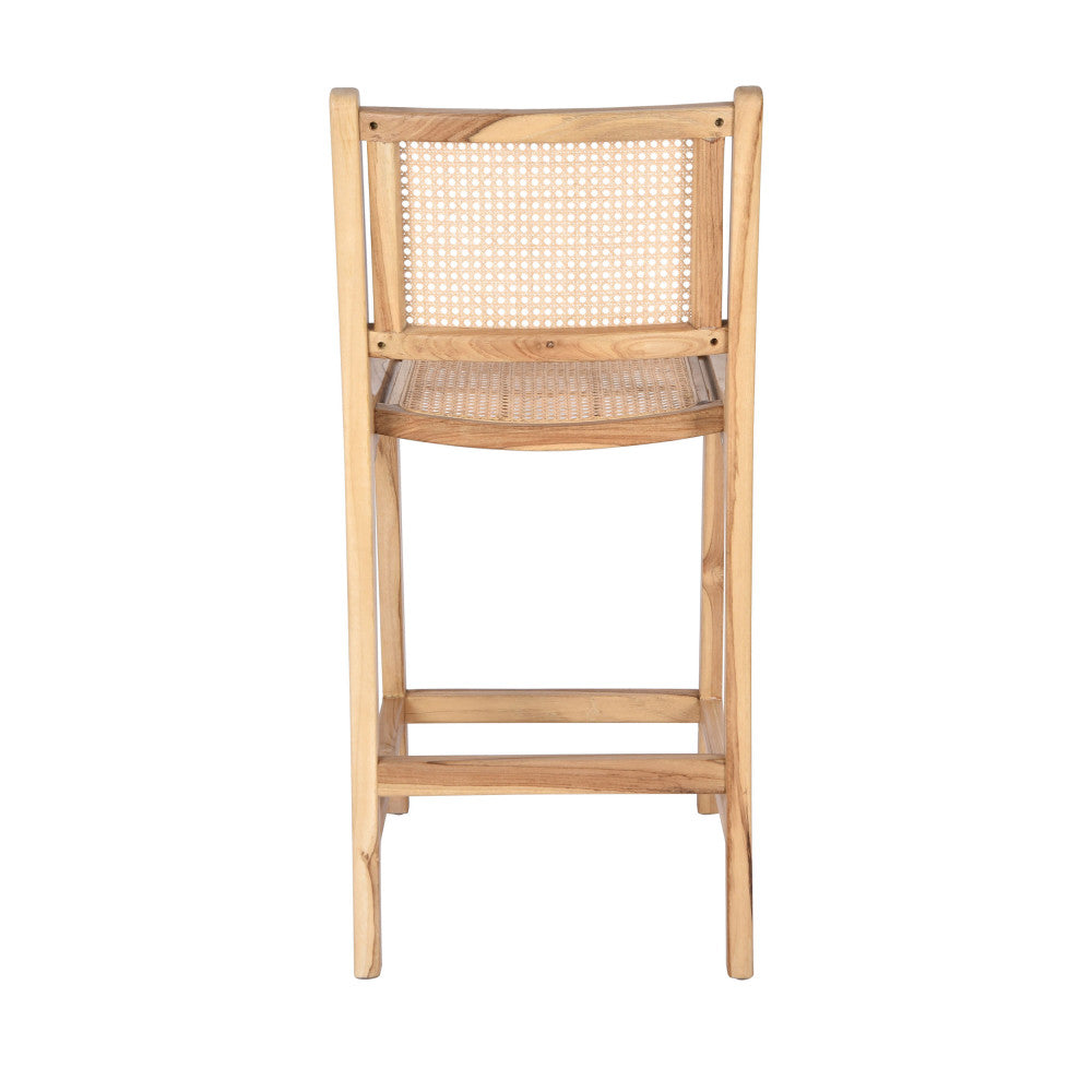 basuki-lote-de-2-taburetes-de-bar-de-teca-y-trenzado-h65cm__Madera clara