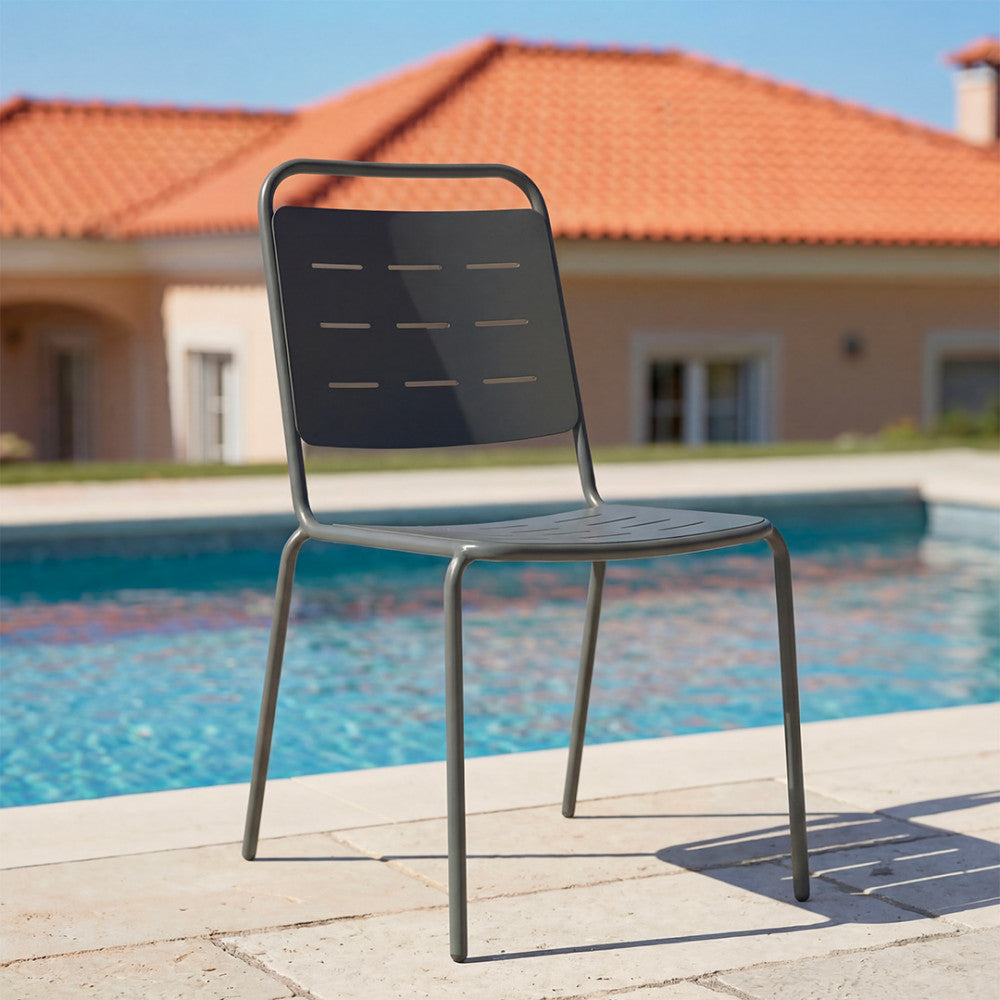 aria-lote-de-4-sillas-de-jardin-de-metal__Gris oscuro