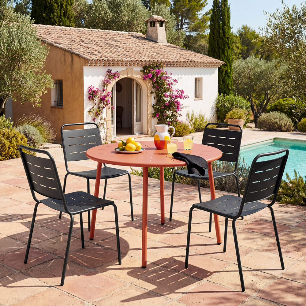 aria-lote-de-4-sillas-de-jardin-de-metal__Gris oscuro