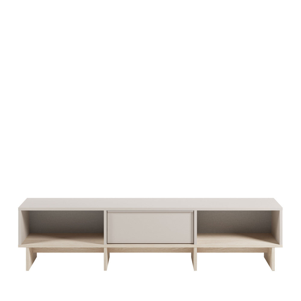 harriet-mueble-de-tv-con-1-puerta-de-madera-y-metal-l170cm__Beige Imagen
