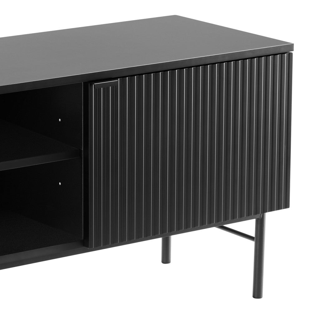 molly-mueble-de-tv-de-2-puertas-2-estantes-de-madera-y-metal-l150cm__Negro