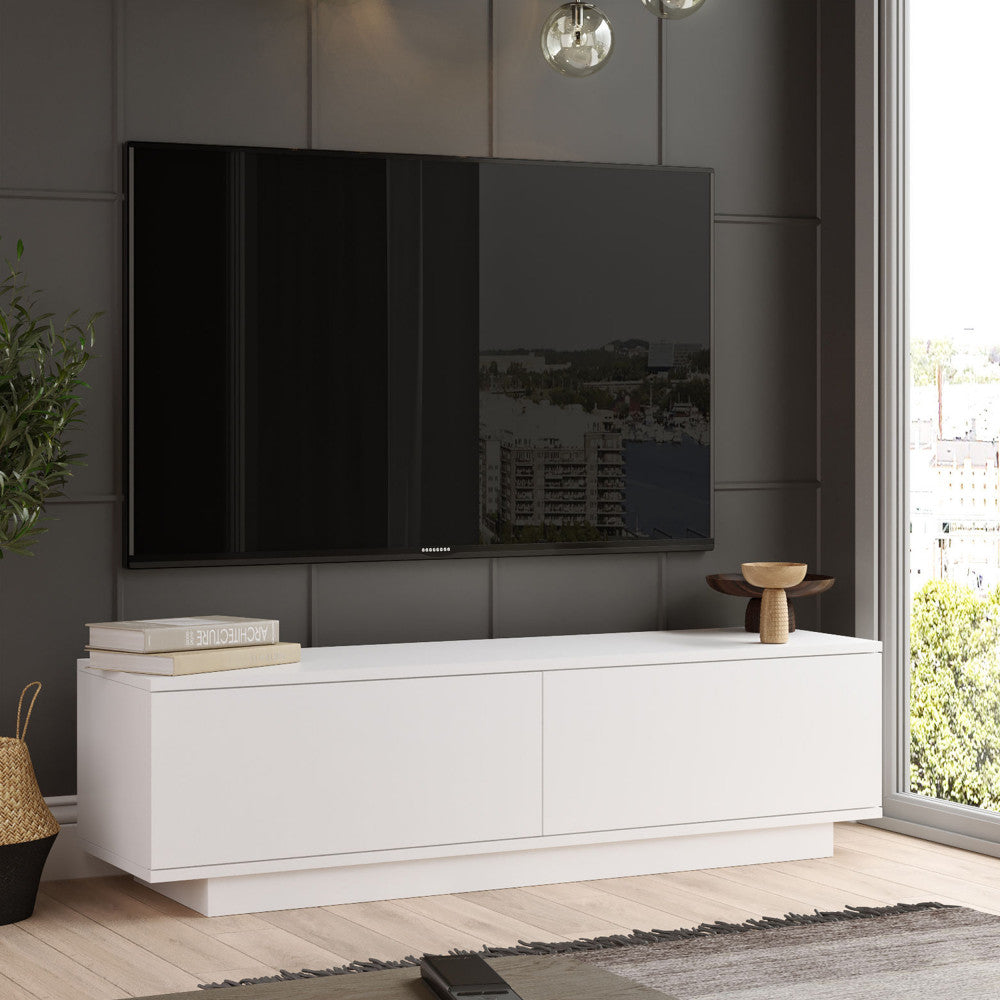 hudson-mueble-de-tv-de-madera-con-2-puertas-l140cm__Blanco