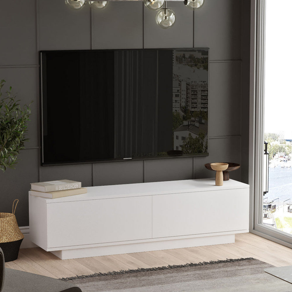 hudson-mueble-de-tv-de-madera-con-2-puertas-l140cm__Blanco