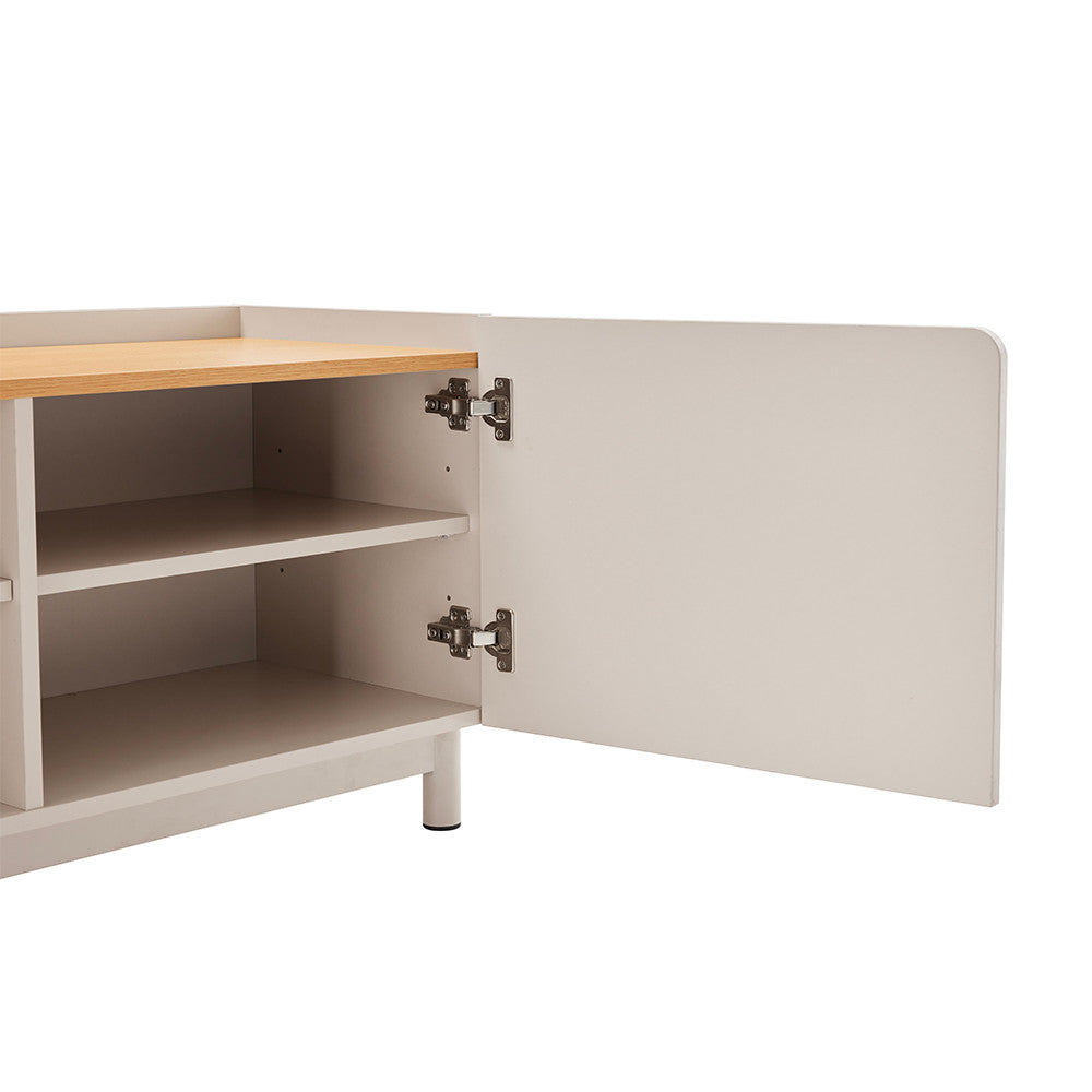 stanley-mueble-tv-de-2-puertas-en-madera-y-metal-l160cm__Beige