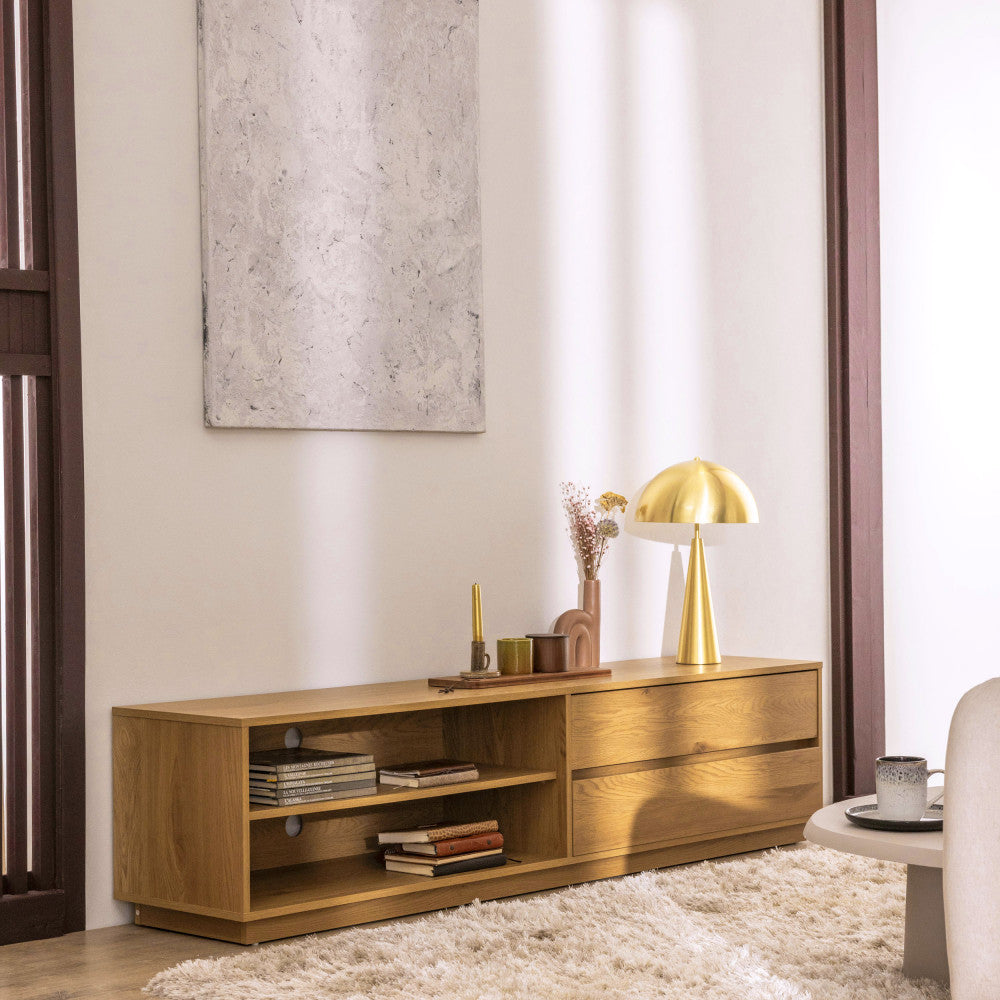 since-mueble-de-tv-con-2-cajones-2-estante-abierto-de-madera-l180cm__Madera clara
