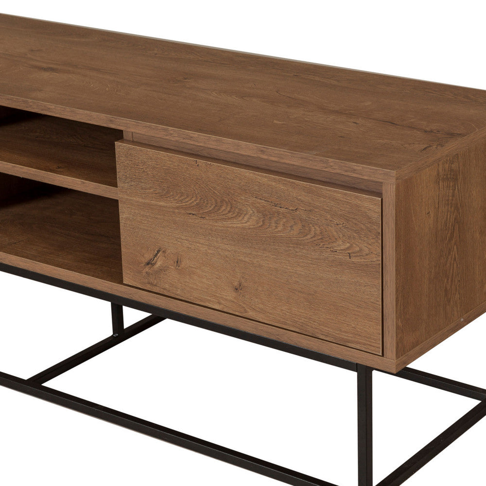 roa-mueble-tv-de-2-cajones-en-madera-y-metal-l140cm__Madera oscura