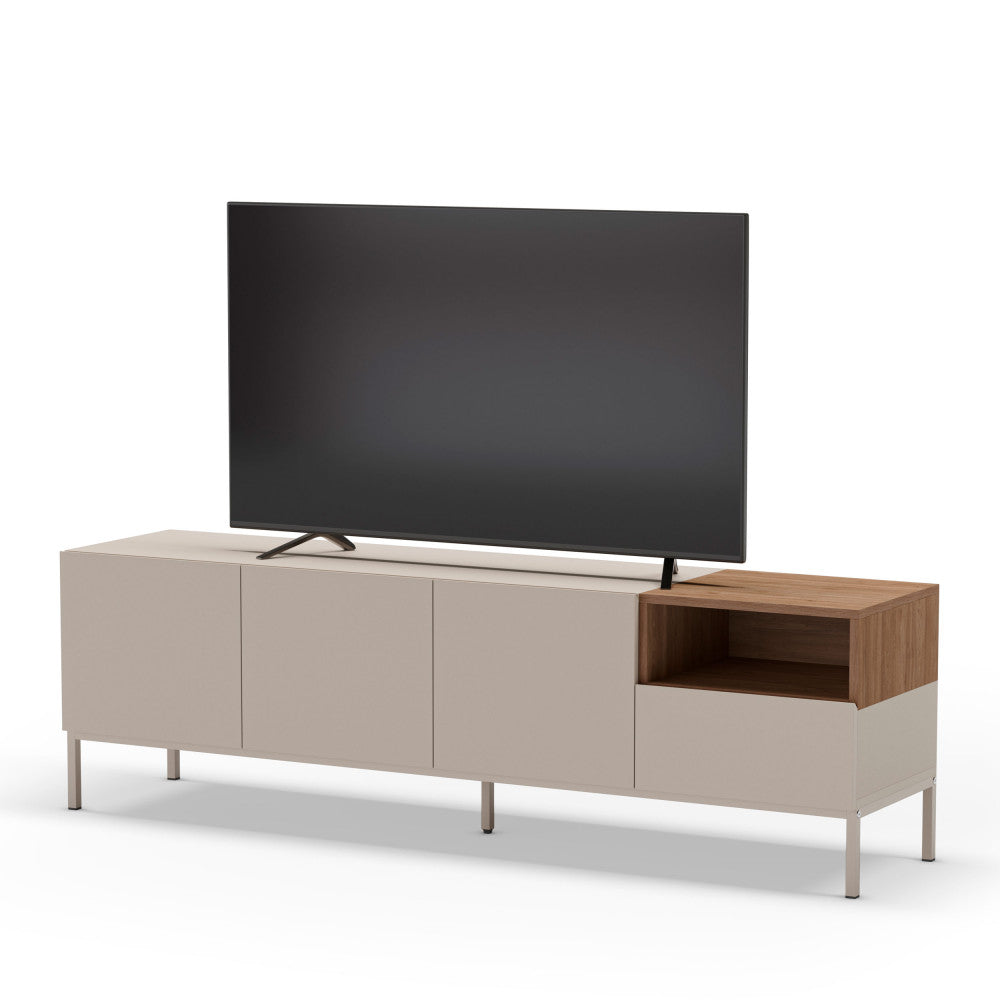 quenor-mueble-de-tv-3-puertas-1-cajon-de-madera-y-metal-l180cm__Beige
