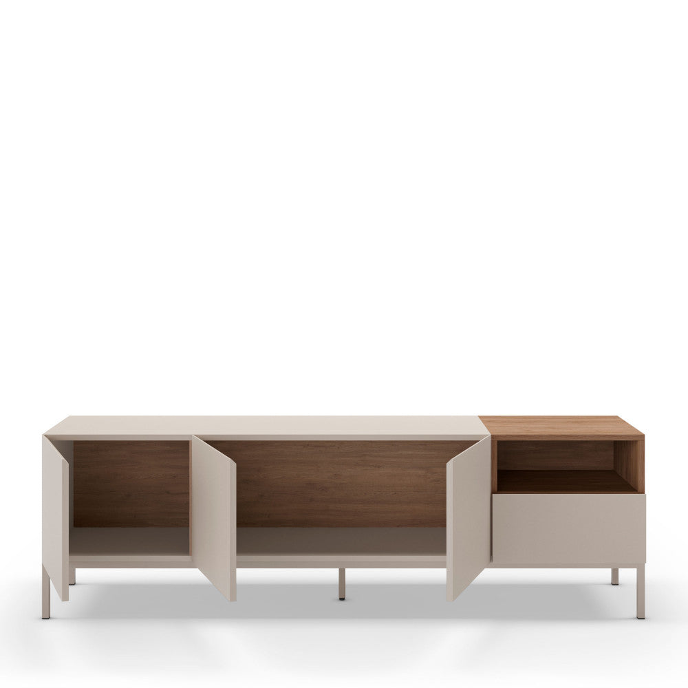 quenor-mueble-de-tv-3-puertas-1-cajon-de-madera-y-metal-l180cm__Beige