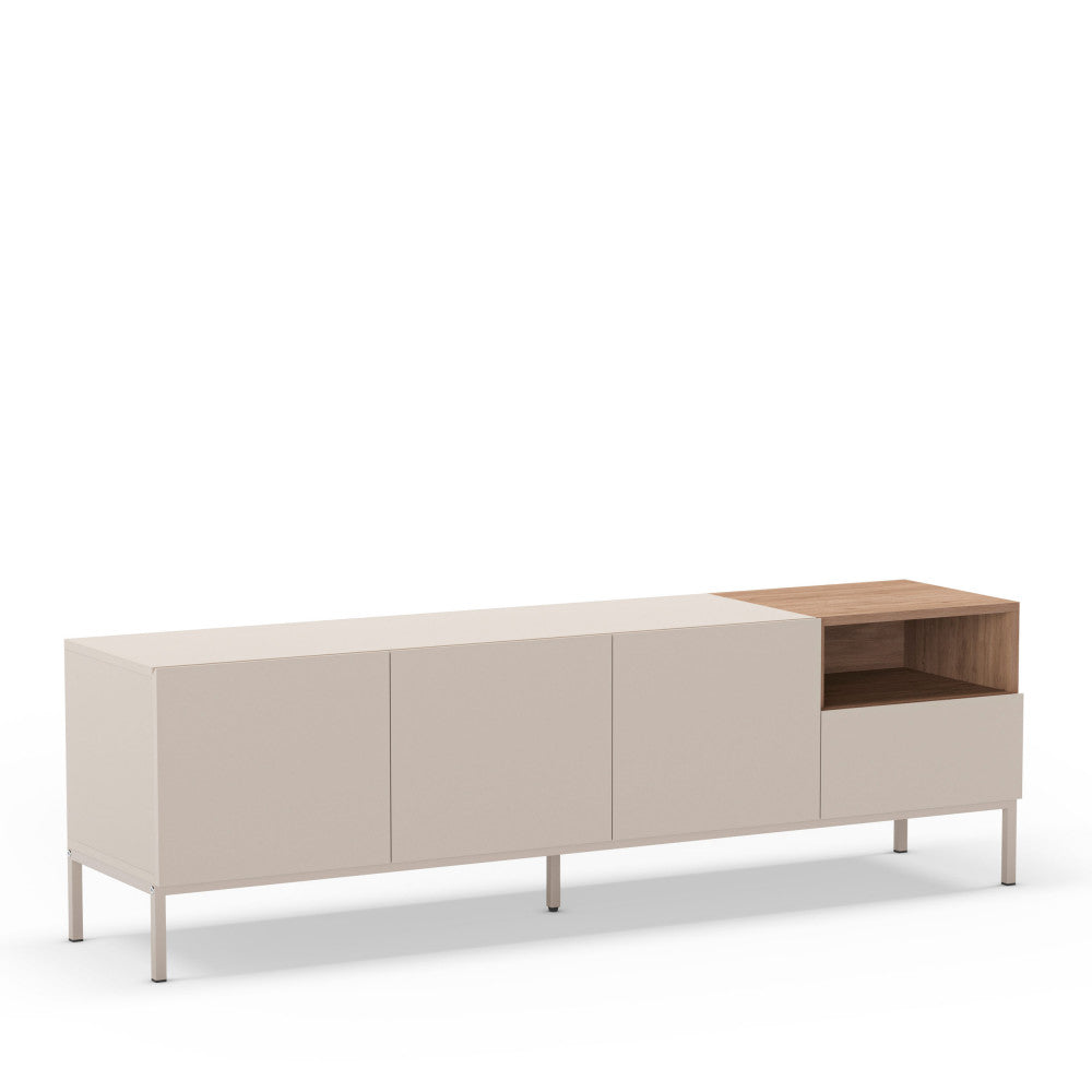 quenor-mueble-de-tv-3-puertas-1-cajon-de-madera-y-metal-l180cm__Beige