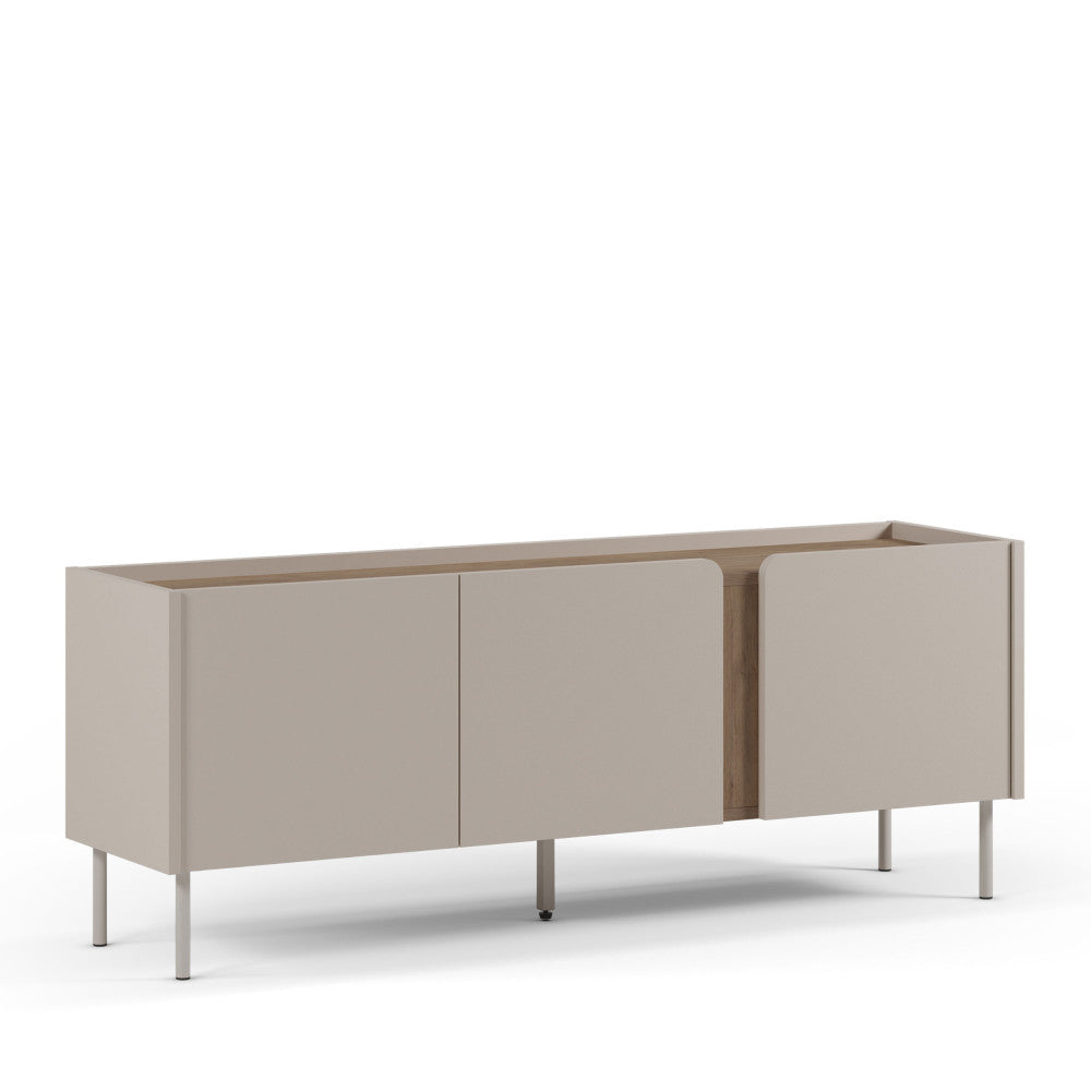 boxy-mueble-tv-de-3-puertas-en-madera-y-metal-l140cm__Beige