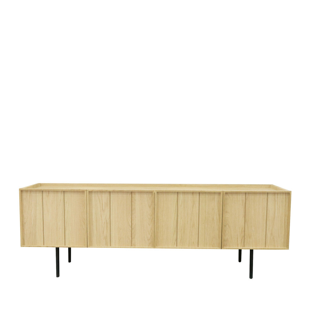 lines-mueble-tv-de-madera-con-4-puertas-l160cm__Madera clara