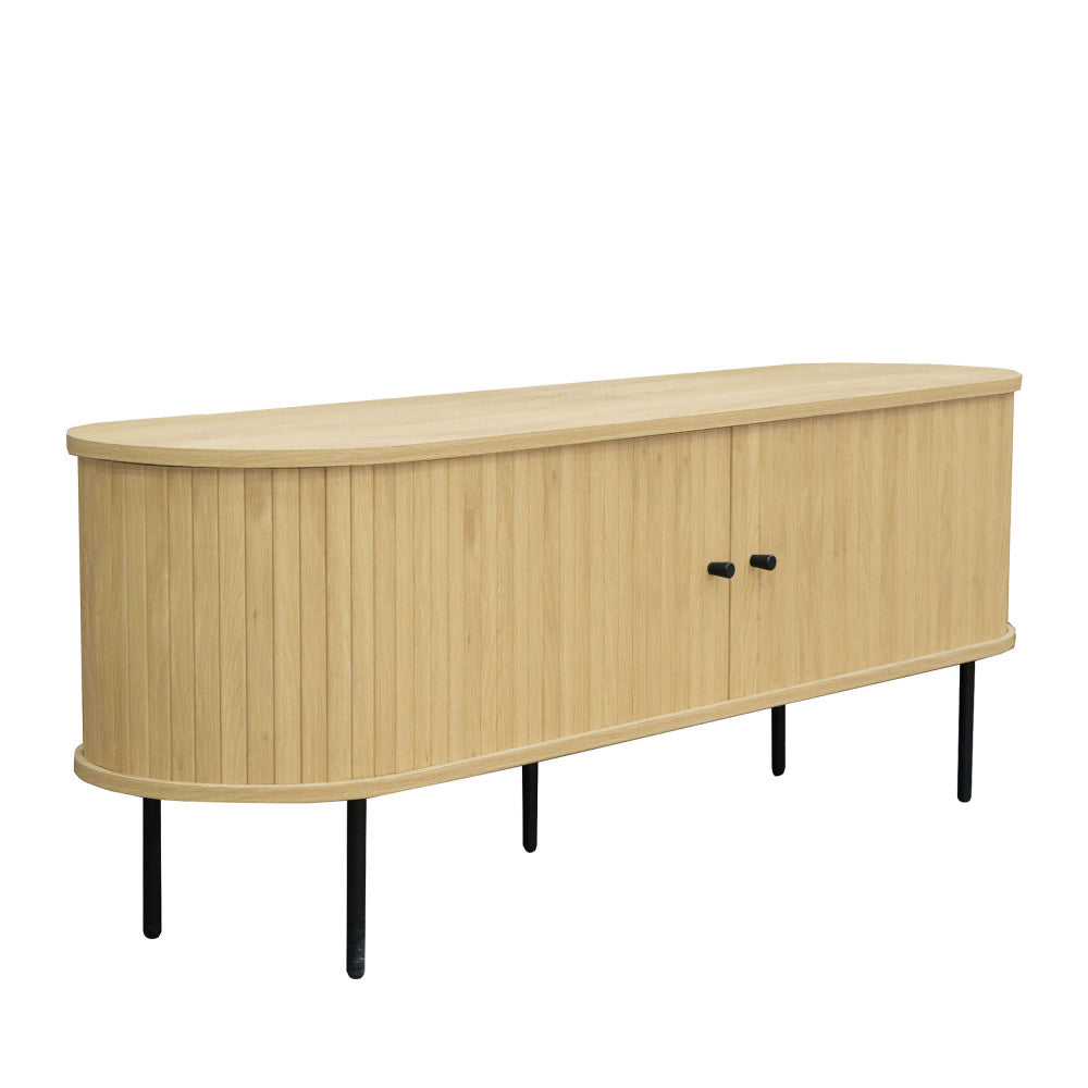 lucie-mueble-de-tv-con-puertas-correderas-de-madera-y-metal-l150cm__Madera clara
