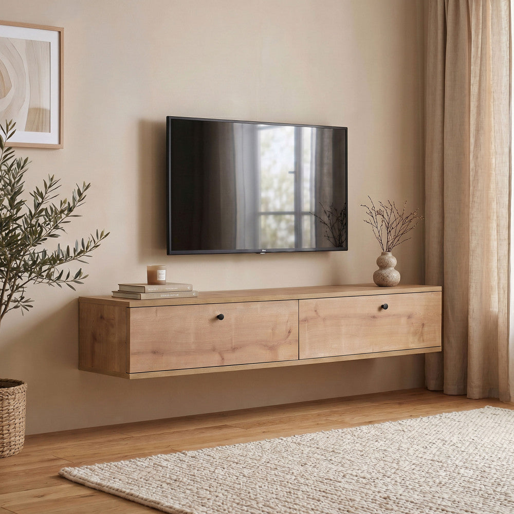 yara-mueble-de-tv-suspendido-de-2-puertas-en-madera-l160cm__Madera clara