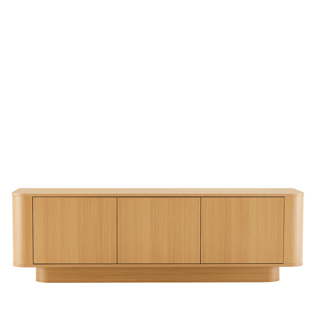 navan-mueble-de-tv-de-3-puertas-en-madera-l160cm__Madera clara Imagen