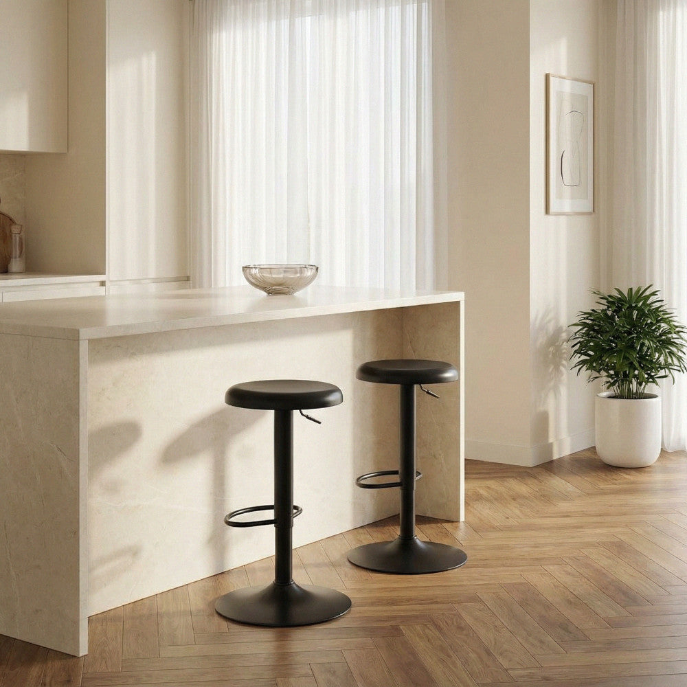pop-taburete-de-bar-ajustable-de-metal-h60-81cm__Negro