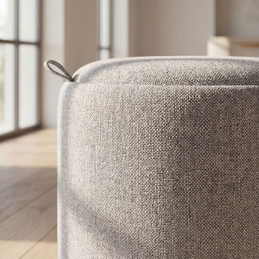 zoe-puf-redondo-de-tela-con-bandeja-y-almacenamiento-o40cm__Beige moteado
