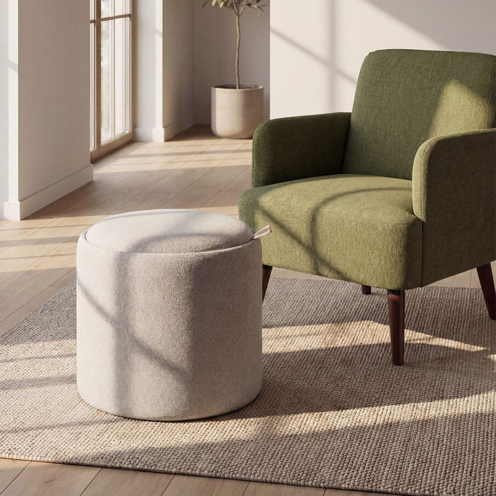 zoe-puf-redondo-de-tela-con-bandeja-y-almacenamiento-o40cm__Beige moteado