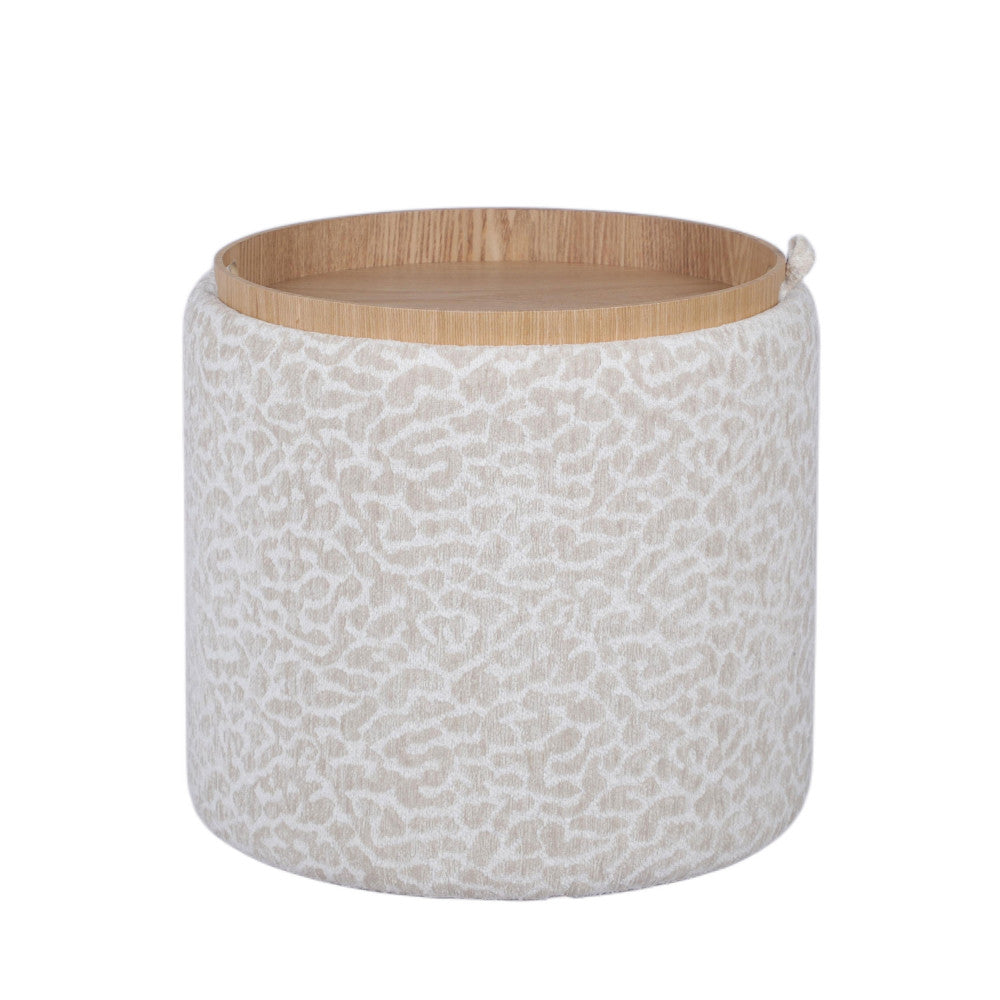 zoe-puf-redondo-estampado-animal-con-bandeja-y-almacenamiento-o40cm__Beige