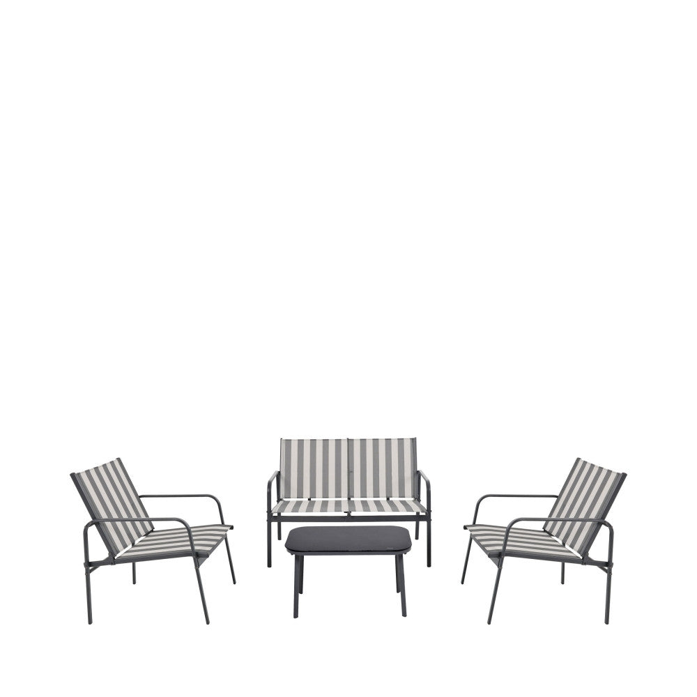 kallia-salon-de-jardin-para-4-personas-con-rayas-en-acero-y-textilene__Gris oscuro