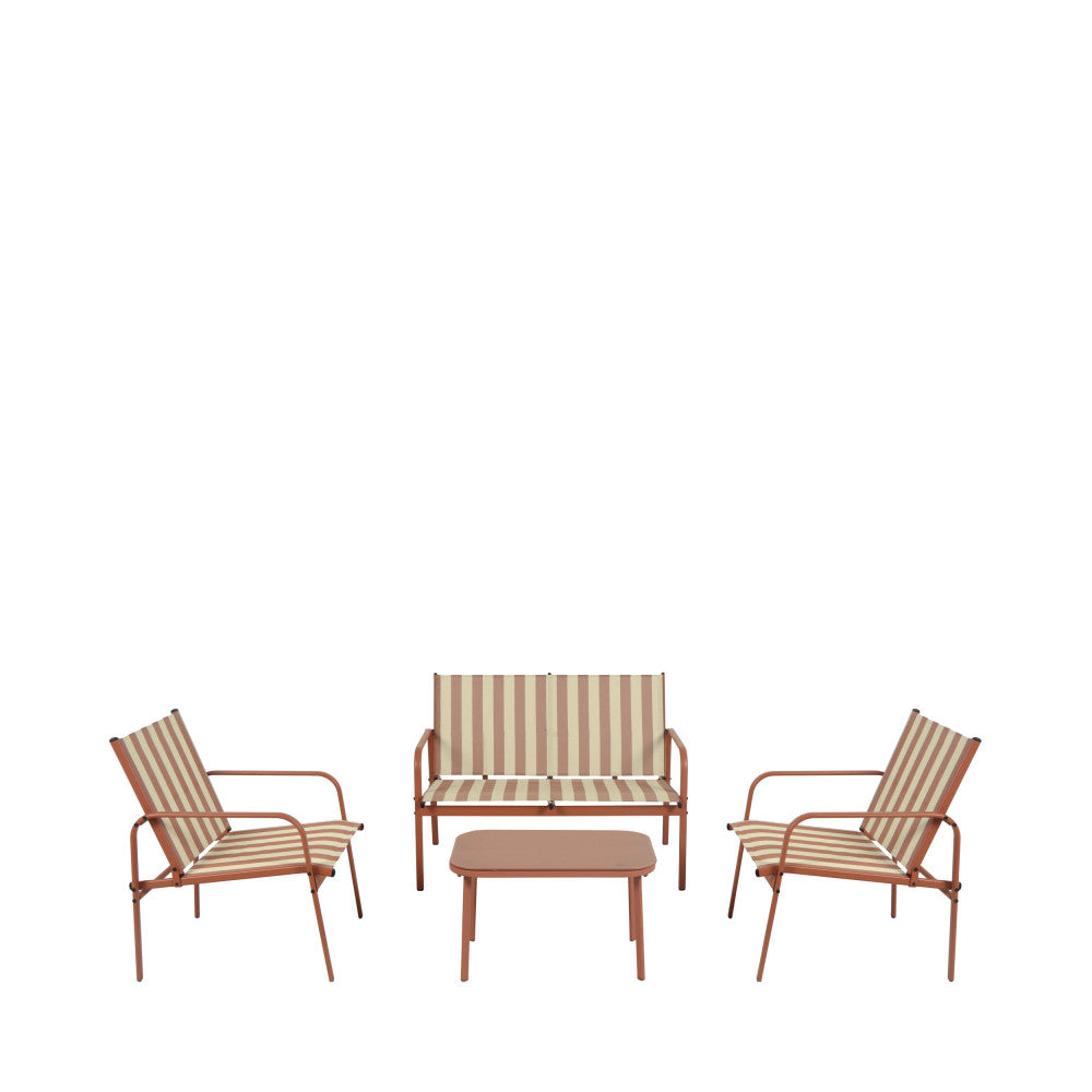 kallia-salon-de-jardin-para-4-personas-con-rayas-en-acero-y-textilene__Terracota
