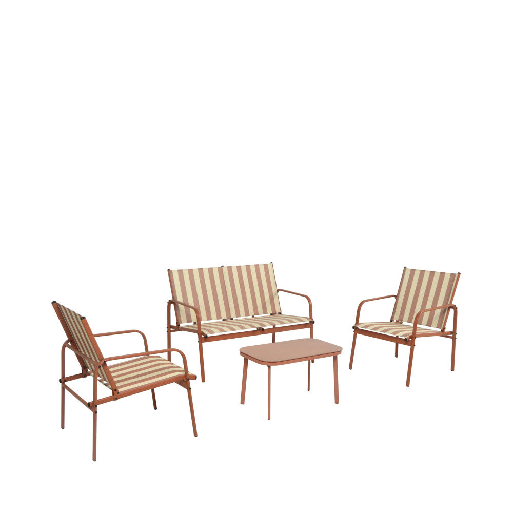 kallia-salon-de-jardin-para-4-personas-con-rayas-en-acero-y-textilene__Terracota