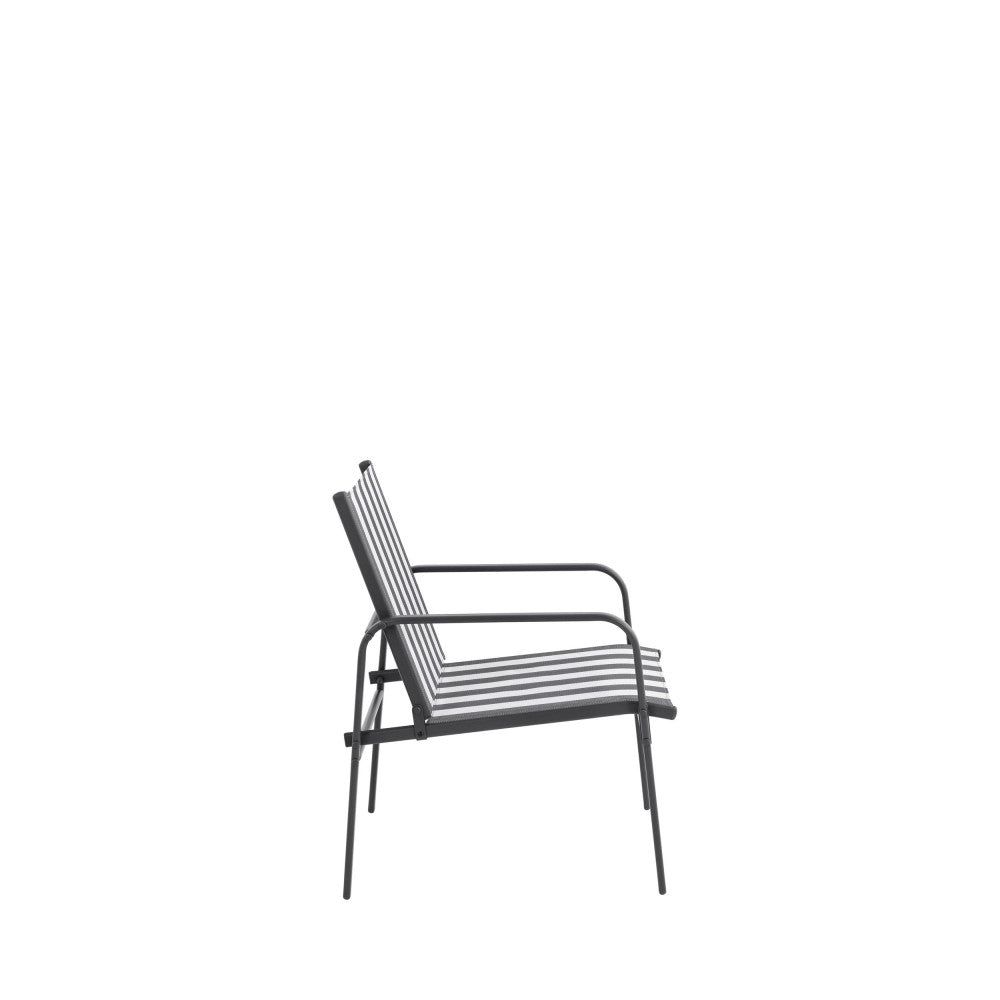 kallia-salon-de-jardin-para-4-personas-con-rayas-en-acero-y-textilene__Gris oscuro