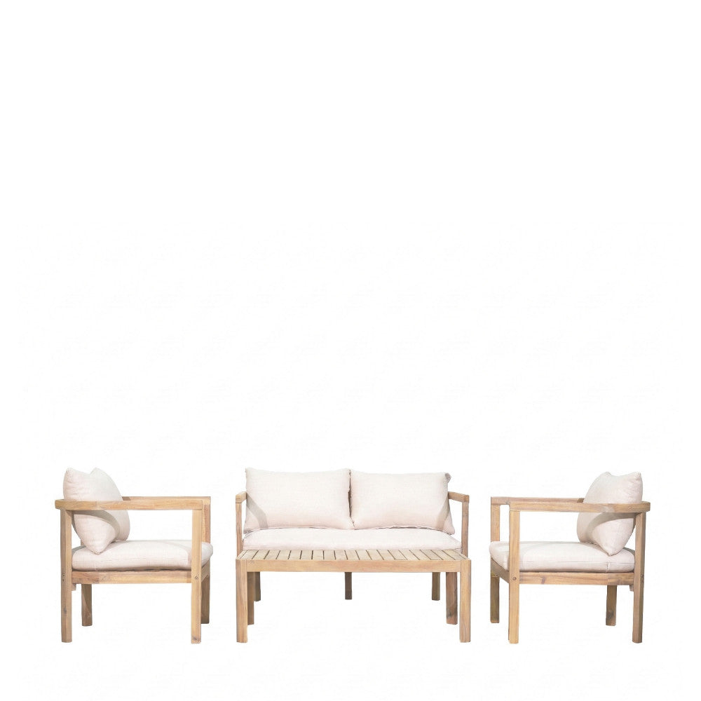 mirana-conjunto-de-jardin-para-4-personas-en-madera-de-acacia__Beige Imagen
