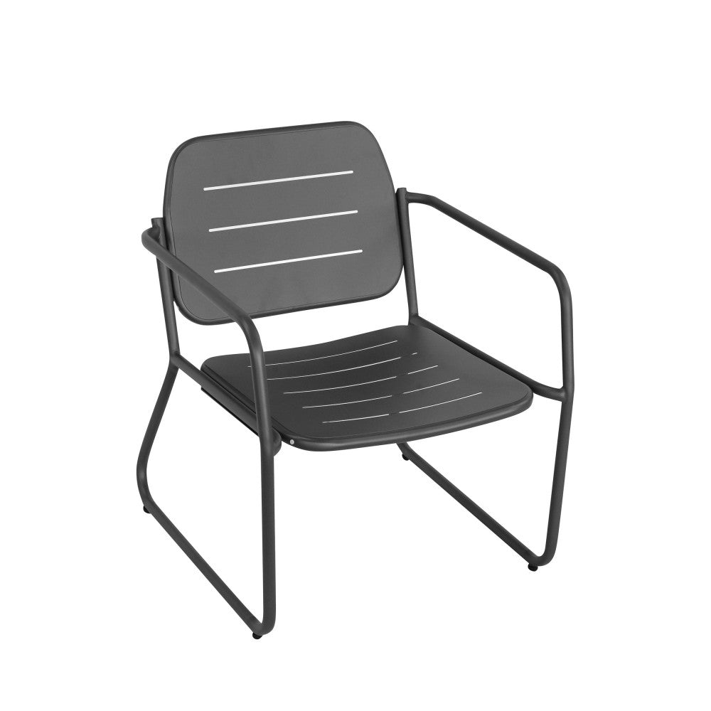 zaro-conjunto-de-jardin-para-4-personas-de-metal__Gris oscuro