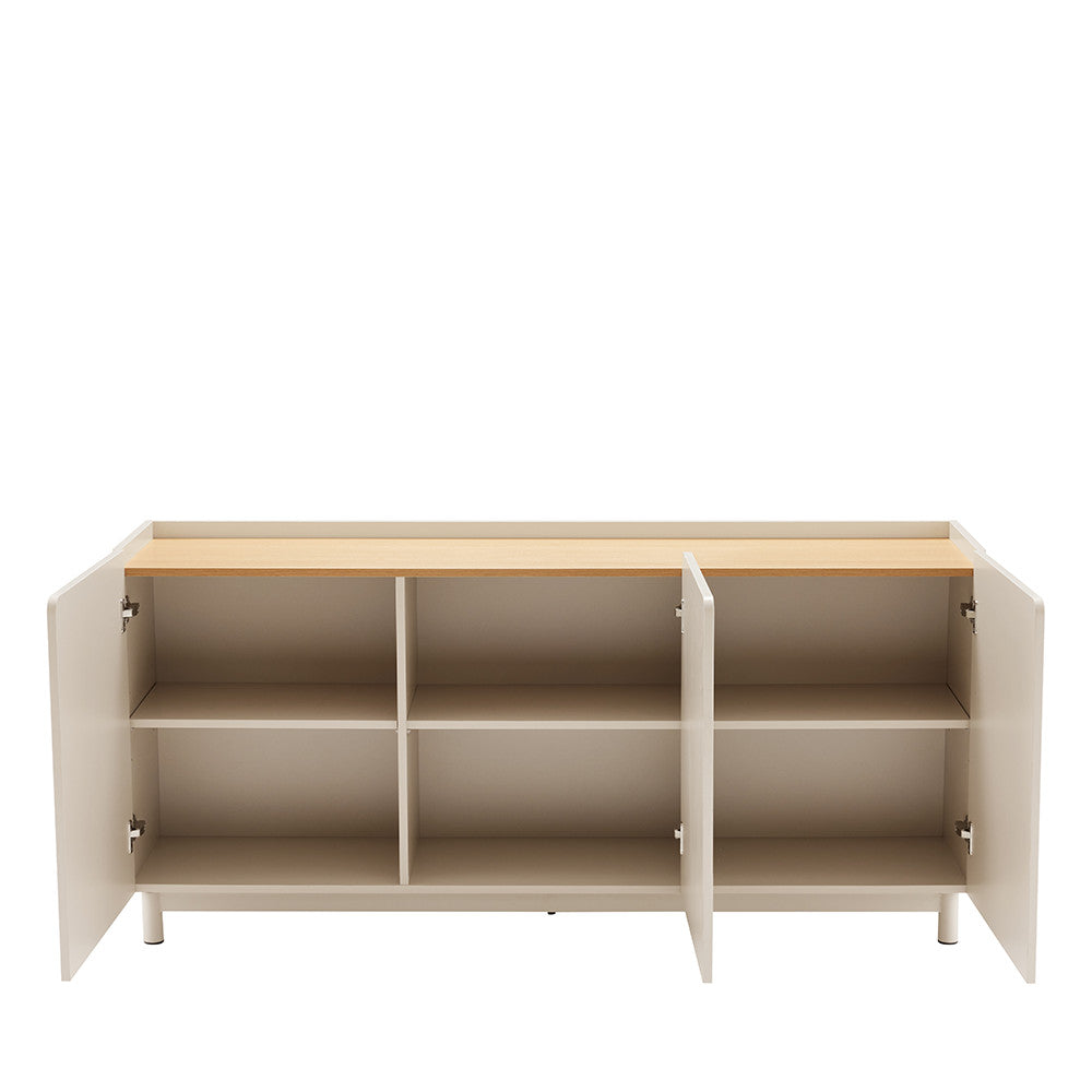 stanley-aparador-de-3-puertas-en-madera-y-metal-l160cm__Beige