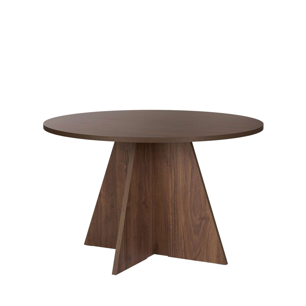 naro-mesa-de-comedor-redonda-de-madera-para-4-personas__Madera oscura
