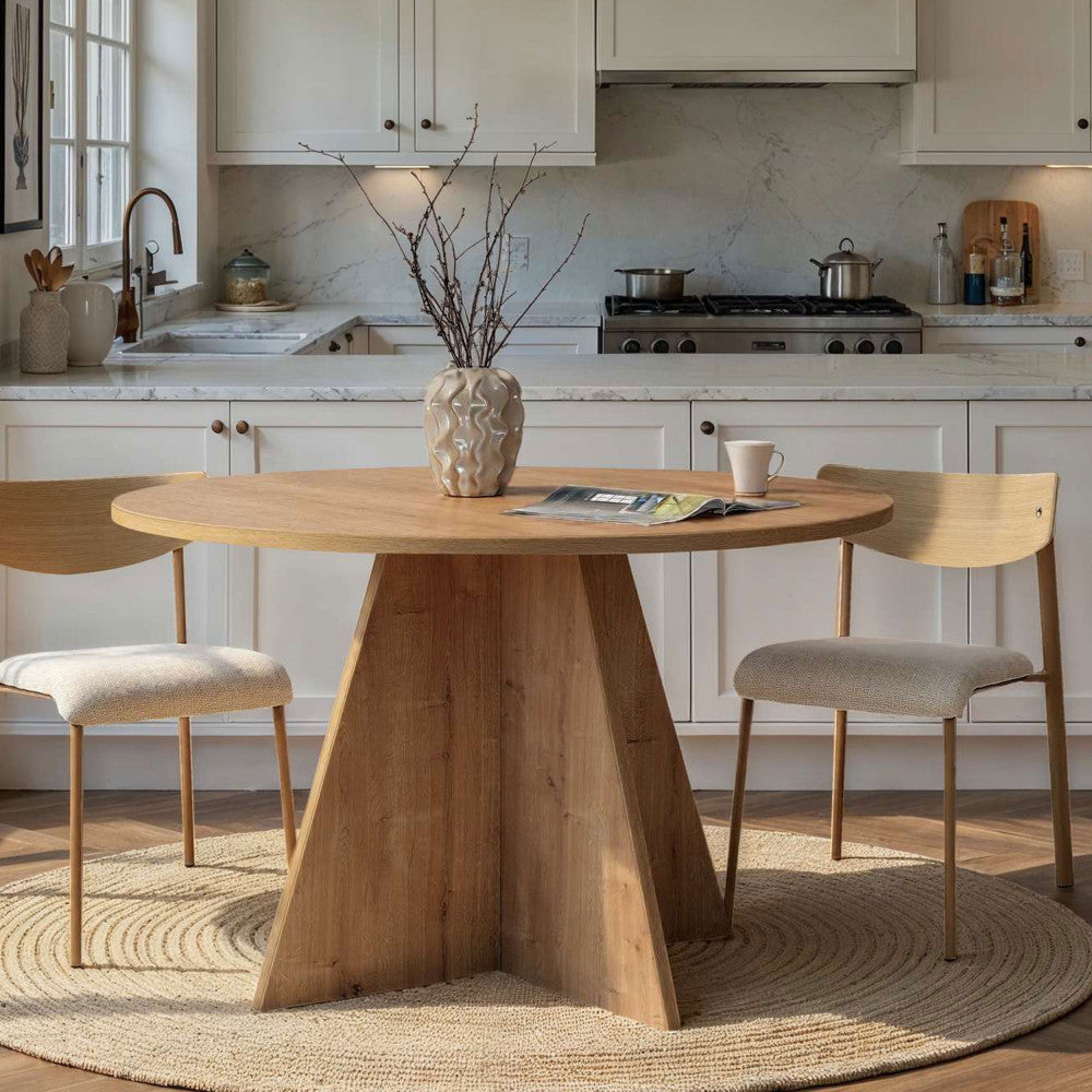 naro-mesa-de-comedor-redonda-de-madera-para-4-personas__Madera clara