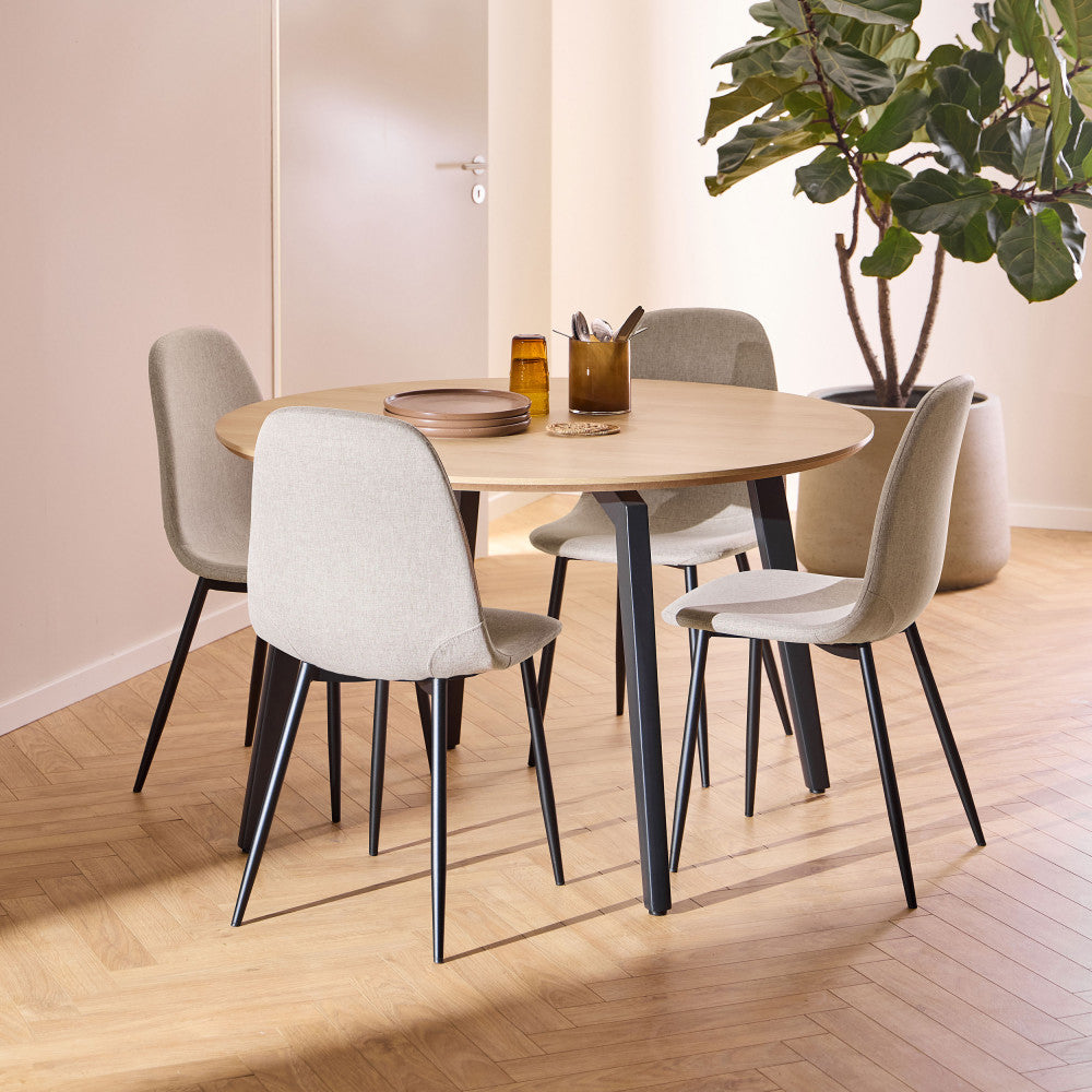 lunka-mesa-de-comedor-redonda-de-madera-para-4-personas-o120-cm__Madera clara