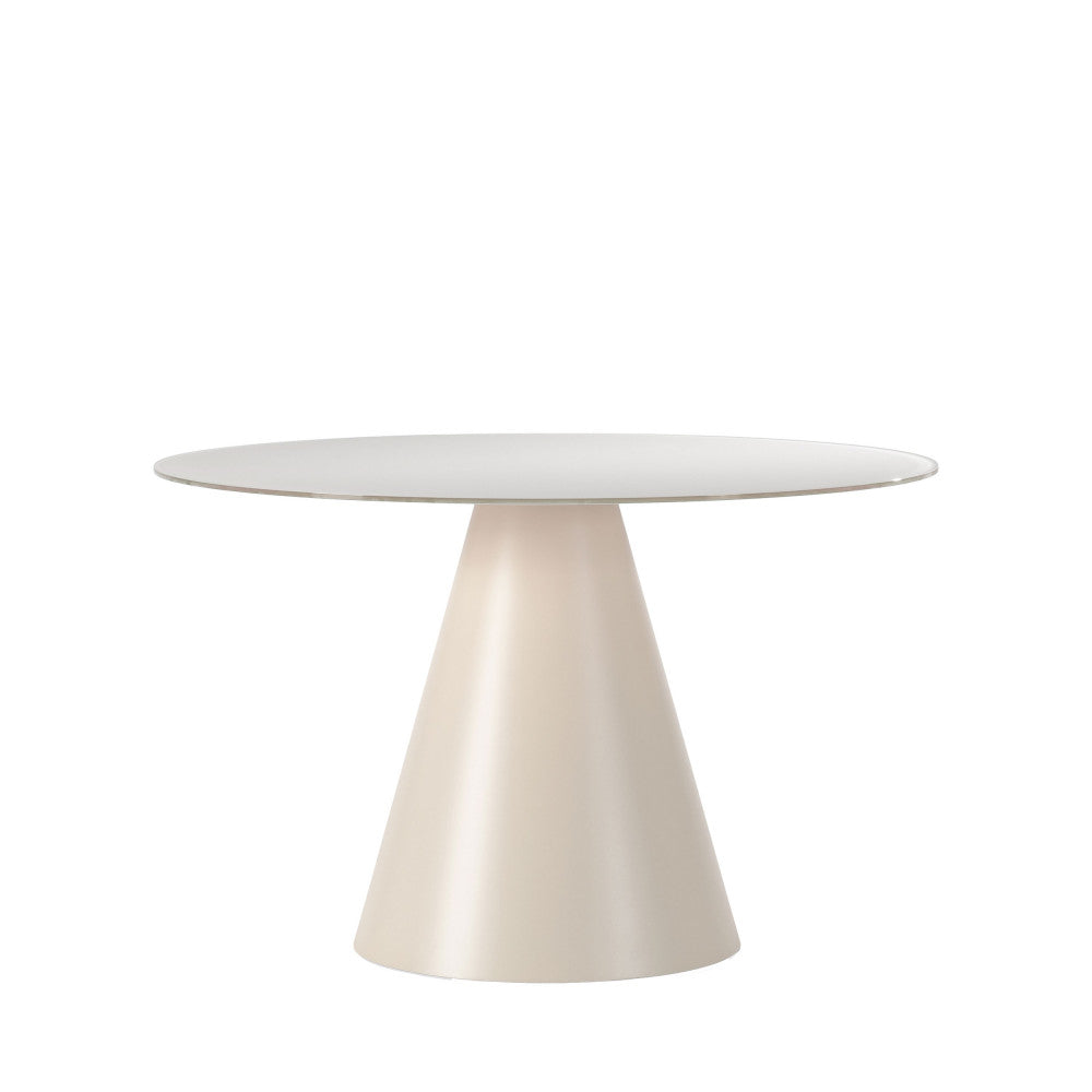 celeste-mesa-de-comedor-redonda-para-4-personas-en-vidrio-templado-y-metal-o120-cm__Beige
