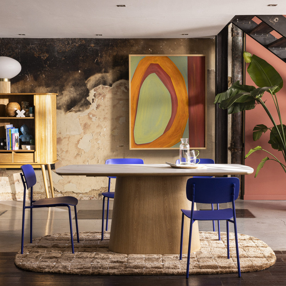 reno-mesa-de-comedor-para-8-personas-con-efecto-marmol-y-madera__Madera clara