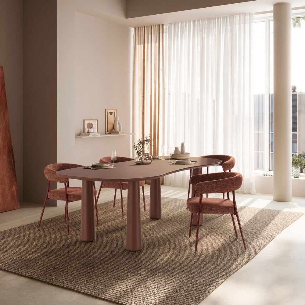 adrine-mesa-de-comedor-organica-de-madera-para-8-personas__Marrón glaseado