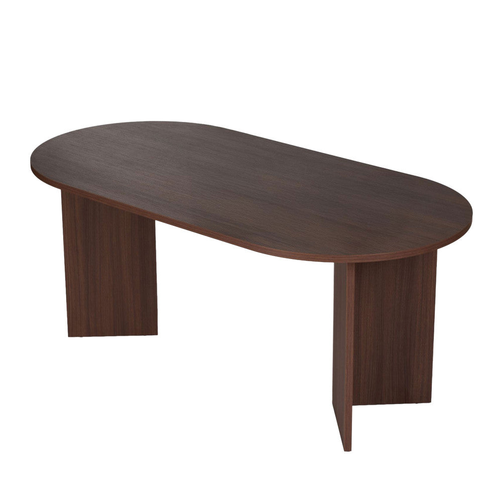 sam-mesa-de-comedor-ovalada-de-madera-para-8-personas__Madera oscura