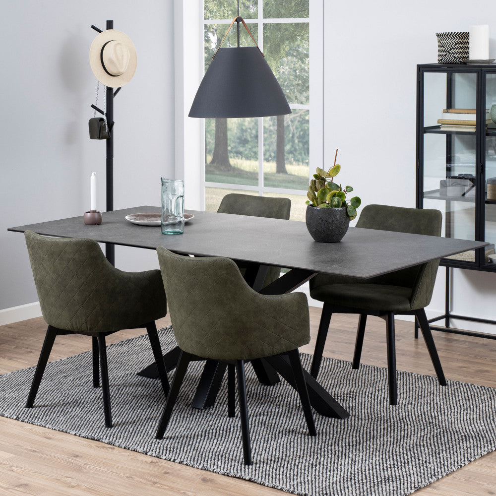 eurame-mesa-de-comedor-para-8-personas-de-ceramica-y-metal__Negro