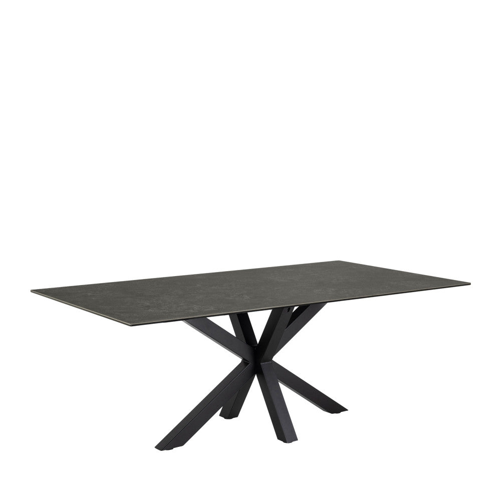 eurame-mesa-de-comedor-para-8-personas-de-ceramica-y-metal__Negro