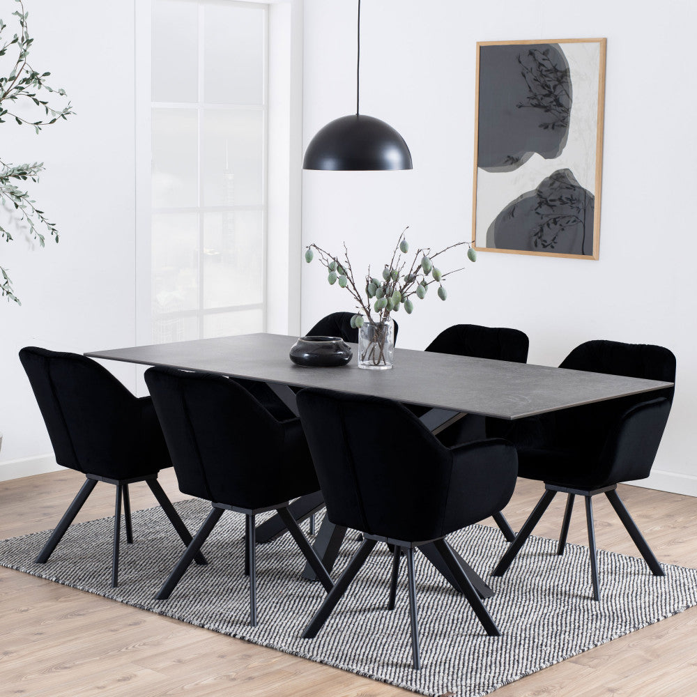 eurame-mesa-de-comedor-para-8-personas-de-ceramica-y-metal__Negro