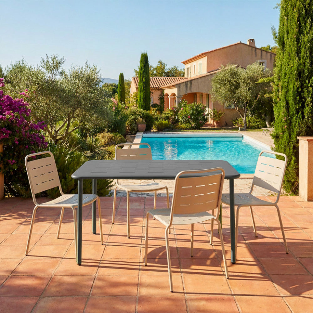 zyra-mesa-de-comedor-de-jardin-para-4-personas-en-metal__Gris oscuro