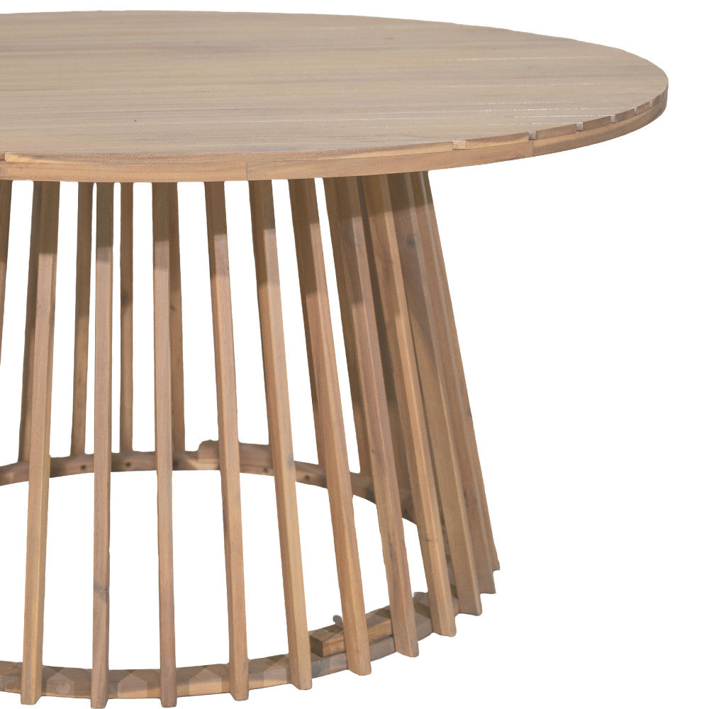 boro-mesa-de-comedor-de-jardin-redonda-de-madera-para-6-personas__Madera clara