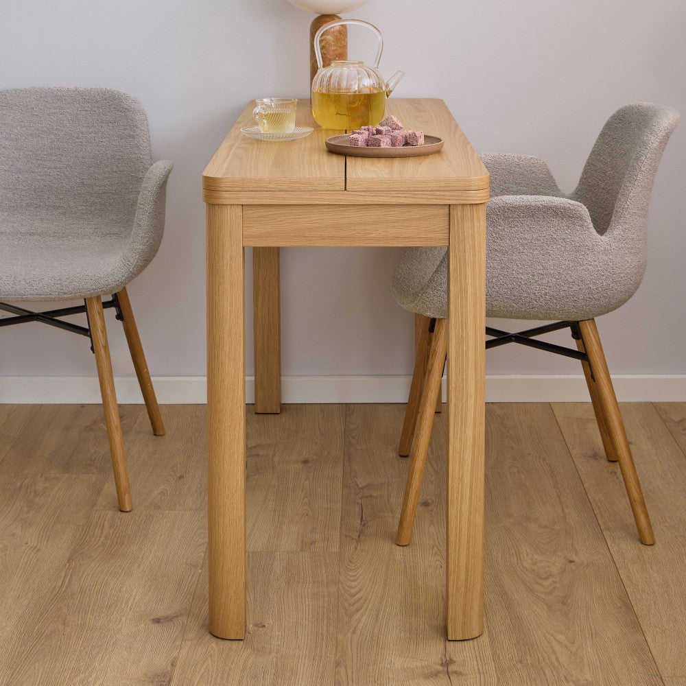fika-mesa-de-comedor-extensible-de-madera-para-2-a-4-personas-120x45-90-cm__Madera clara