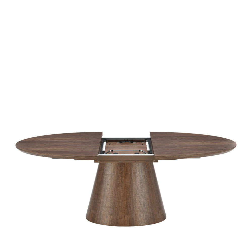 cami-mesa-de-comedor-extensible-ovalada-de-madera-para-6-a-8-personas__Madera oscura