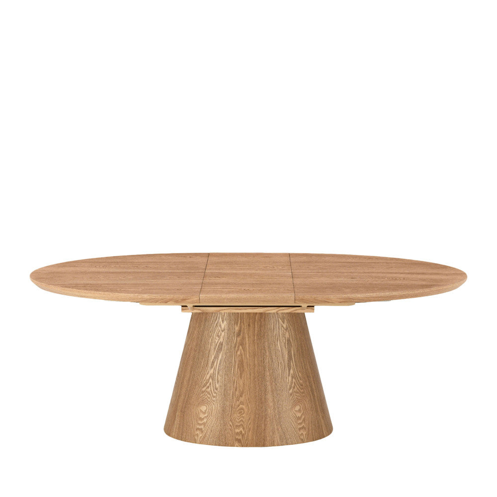 cami-mesa-de-comedor-extensible-ovalada-de-madera-para-6-a-8-personas__Madera clara
