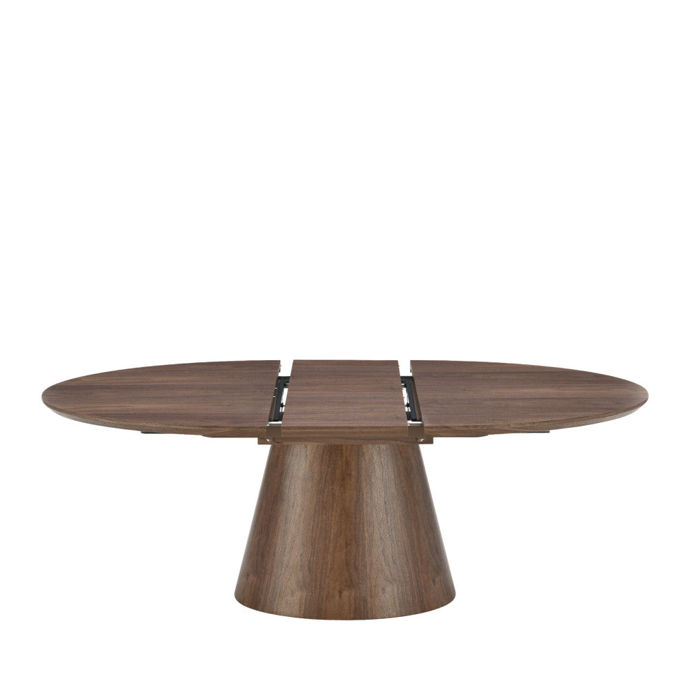 cami-mesa-de-comedor-extensible-ovalada-de-madera-para-6-a-8-personas__Madera oscura